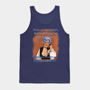 Mrs Slocombe - Drawers - Are You Being Served? Tank Top